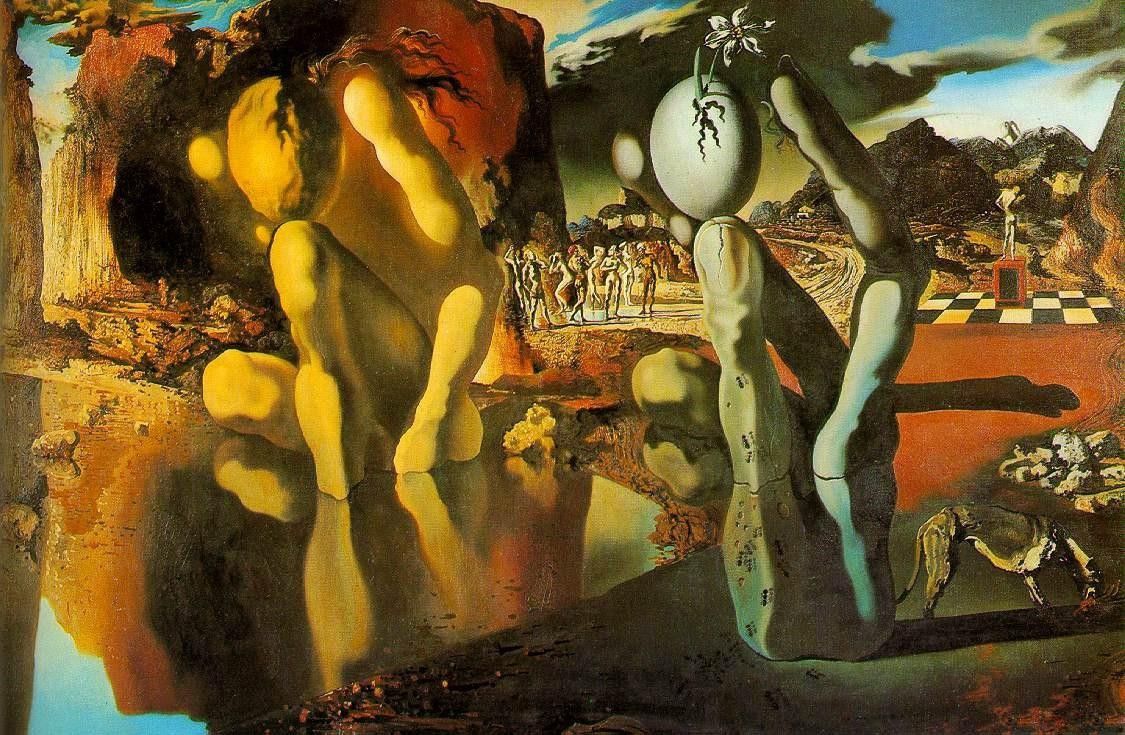 Salvador Dali The Metamorphosis of Narcissus